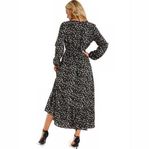 Vestido Feminino Longo Florido de Verão Ferrazi