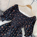 Vestido Feminino Longo Vintage Floral de Verão Ferrazi