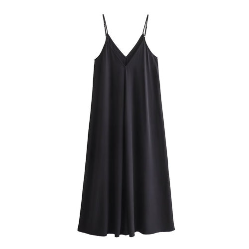 Vestido Feminino Longo de Verão Drapeado com Costas Nua Ferrazi
