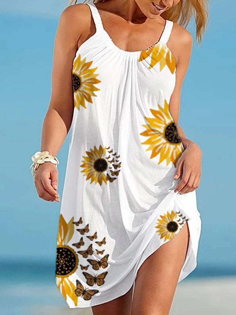 Vestido Feminino de Verão Estampado Ferrazi