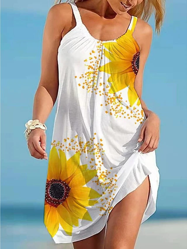 Vestido Feminino de Verão Estampado Ferrazi