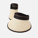 Viseira Chapéu Feminino de Palha com Proteção UV50+ Ferrazi