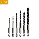 Brocas Haste Hexagonal | Conjunto Completo Com 6 Peças