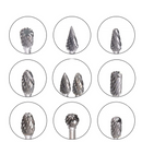 Brocas rotativas conjunto com 10 peças