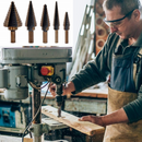 Brocas Titânio Kit 5 Peças Com Caixa Organizadora 