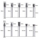 Brocas rotativas conjunto com 10 peças